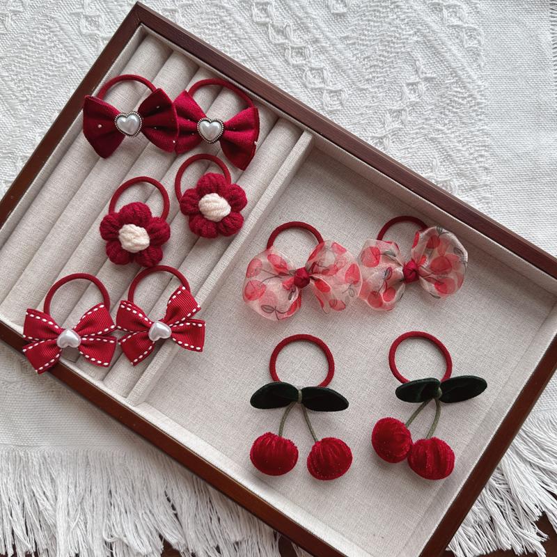 儿童发夹新年发饰双马尾发卡