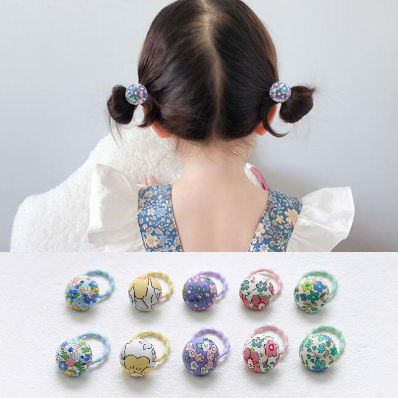 宝宝儿童可爱印花扣发圈皮筋头绳