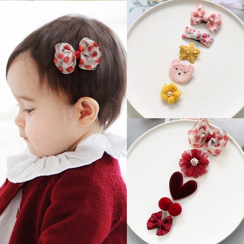 可爱宝宝发夹有毛就能夹