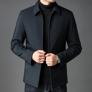 2021冬季90%白鸭绒纯色休闲加厚羽绒服男大衣冬装外套Y1-021-P270图片