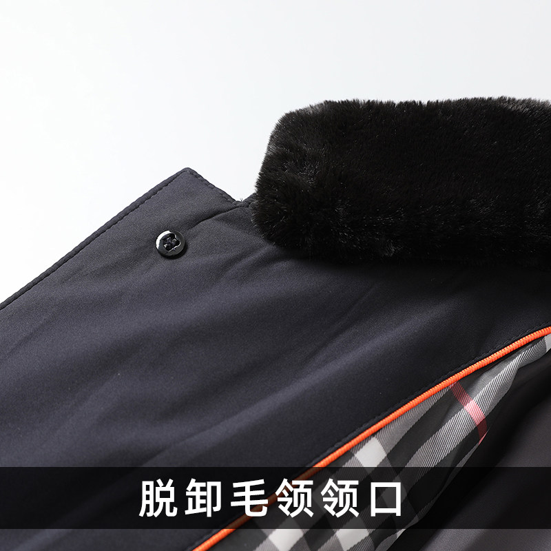 男士立领保暖棉衣男脱卸毛领休闲宽松棉服冬装外套HC2081,男装棉衣,电商B212（原钱塘6029）