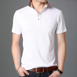 时尚丝光棉短袖T恤男POLO衫夏季新款男士休闲半袖体恤D523-P78，男装T恤，电商B212（原钱塘6029）