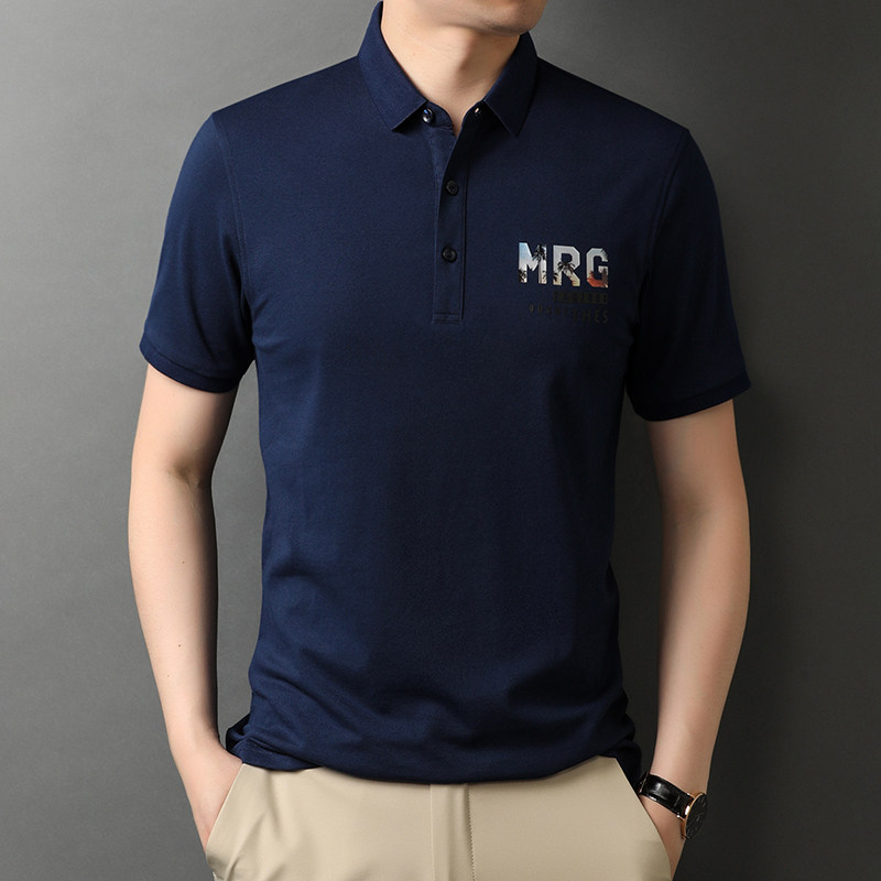 2021夏季新款短袖T恤男上衣中年男士休闲潮流半袖POLO衫D815-P60,男装T恤,电商B212（原钱塘6029）