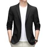 2021秋季新款宽松小西装中青年男士商务休闲西服外套AJY215-P185，男装西服，电商B212（原钱塘6029）