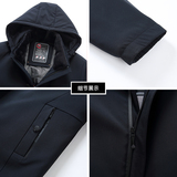 中老年棉衣男加厚保暖冬季中年男士脱卸毛领棉服冬外套Z2018-P175，男装棉衣，电商B212（原钱塘6029）