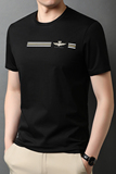 短袖T恤男宽松圆领2021秋季新款衣服男士半袖体恤QLM88204-P70，男装T恤，电商B212（原钱塘6029）