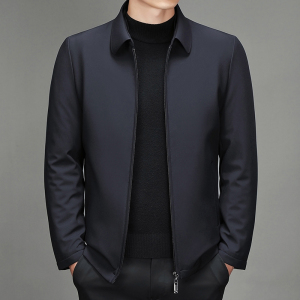 羽绒服男短款冬季中年男士爸爸防寒外套老人冬装S2181-P200图片