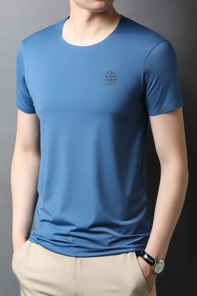 短袖t男恤秋季新款圆领百搭服潮牌潮流宽松体恤衫QLM88221-P70,男装T恤,电商B212（原钱塘6029）