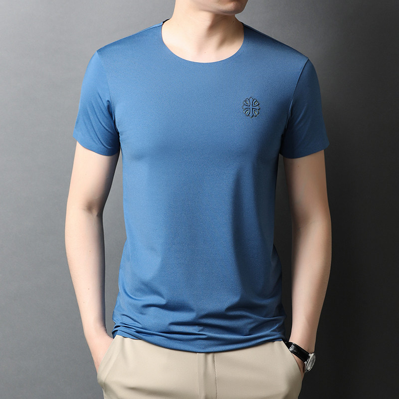 短袖t男恤秋季新款圆领百搭服潮牌潮流宽松体恤衫QLM88221-P70,男装T恤,电商B212（原钱塘6029）