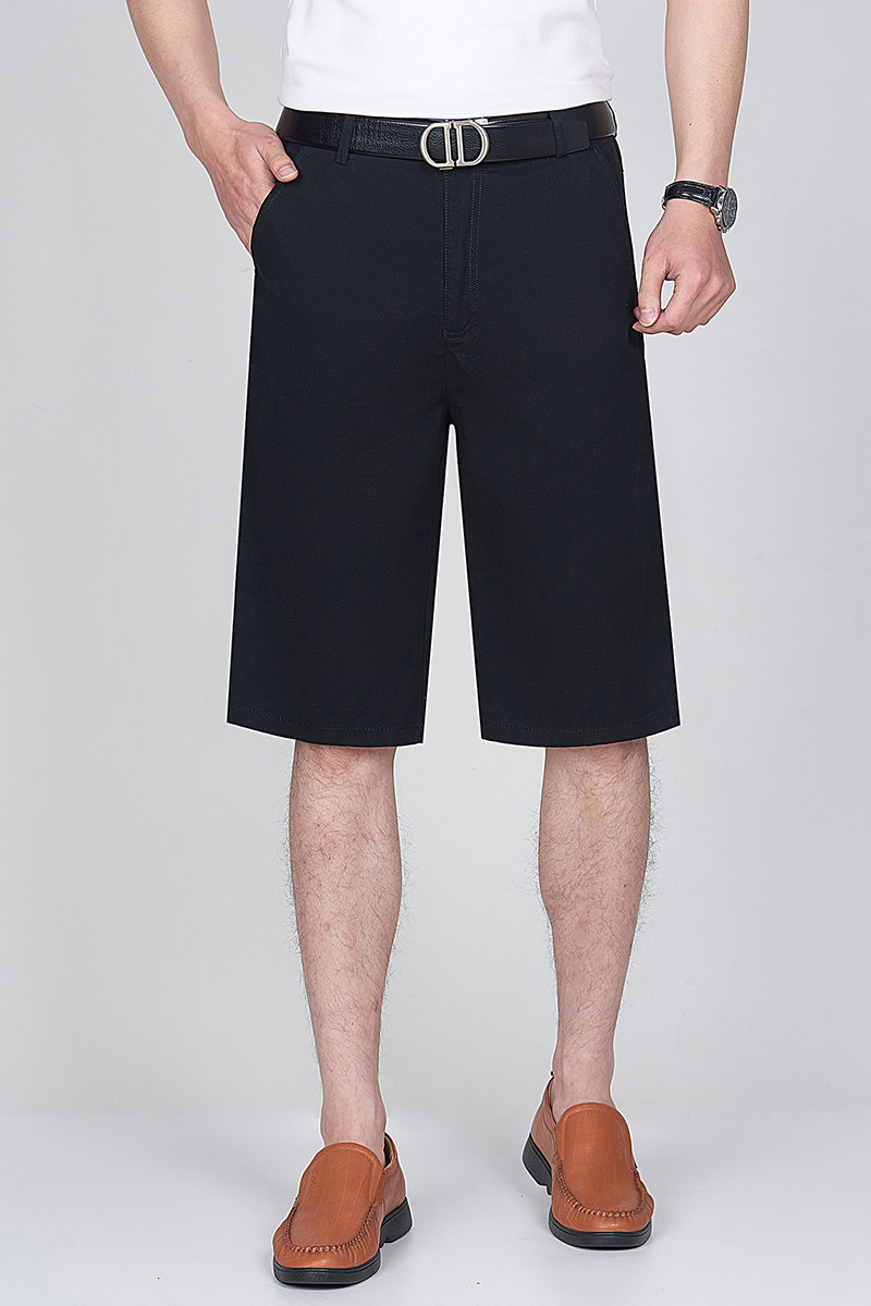 纯棉短裤男宽松直通休闲裤夏季中老年男士爸爸五分裤KZ370-P44,男装休闲裤,电商B212（原钱塘6029）