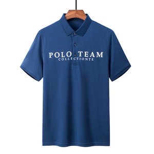 夏季短袖T恤男薄款上衣中年男士百搭印花半袖POLO衫潮流D818-P60图片