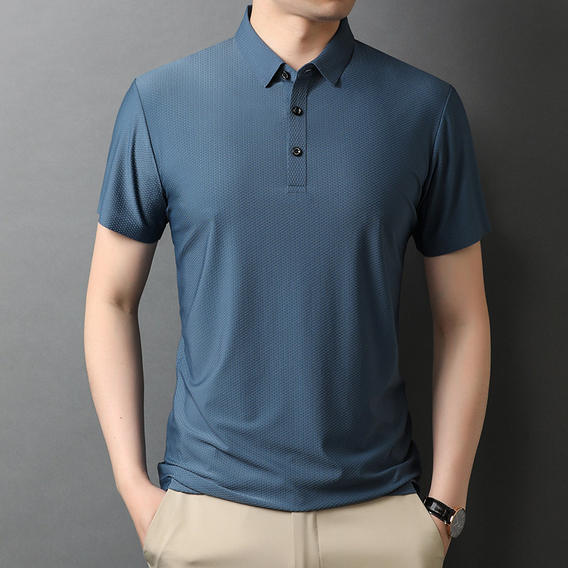 夏季短袖T恤男士翻领半袖polo衫男潮流年新款休闲QLM88125-P75,男装T恤,电商B212（原钱塘6029）