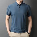夏季短袖T恤男士翻领半袖polo衫男潮流年新款休闲QLM88125-P75，男装T恤，电商B212（原钱塘6029）
