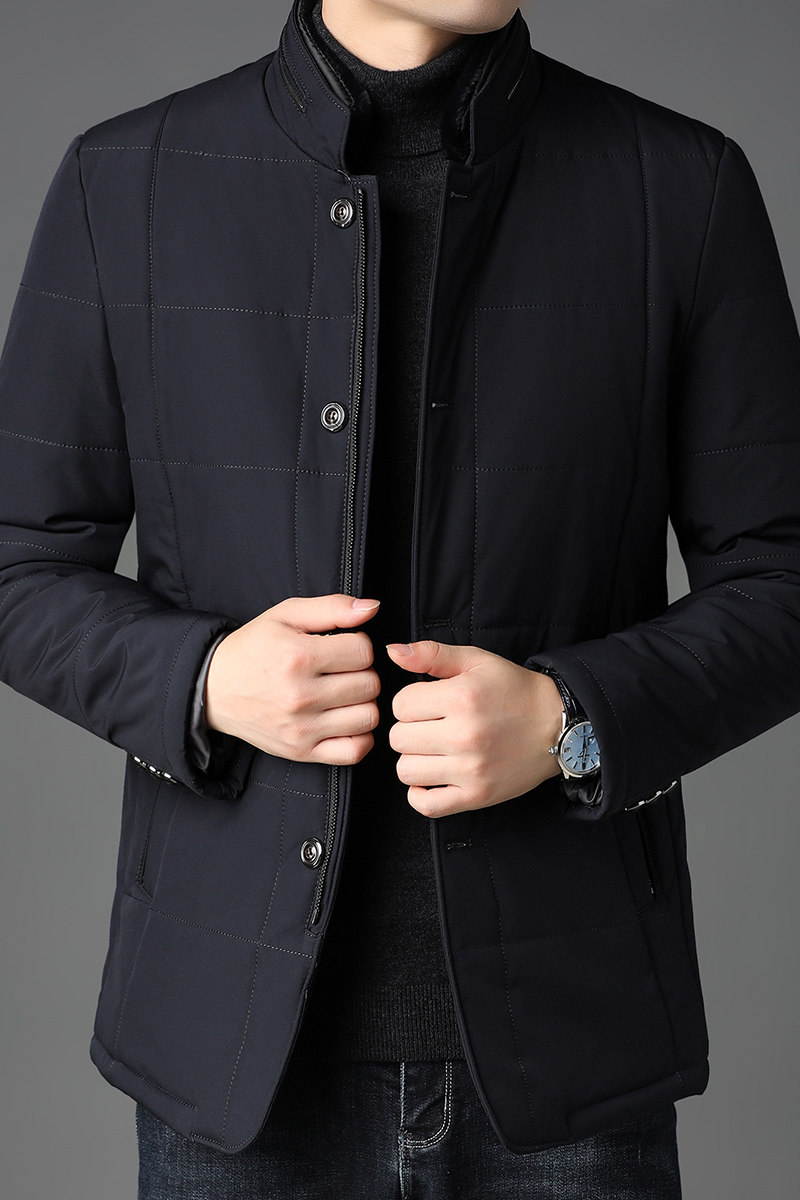 冬季加厚男棉衣中老年人男装立领棉服中年爸爸外套冬装C2081-P175,男装棉衣,电商B212（原钱塘6029）