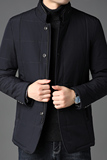 冬季加厚男棉衣中老年人男装立领棉服中年爸爸外套冬装C2081-P175，男装棉衣，电商B212（原钱塘6029）