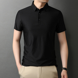 抗皱免烫短袖T恤男弹力POLO衫夏季男士休闲潮流半袖体恤D7362-P70，男装T恤，电商B212（原钱塘6029）
