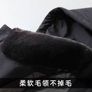脱卸帽子可脱内胆棉衣男加厚保暖男士爸爸冬装外套棉服Z2018图片