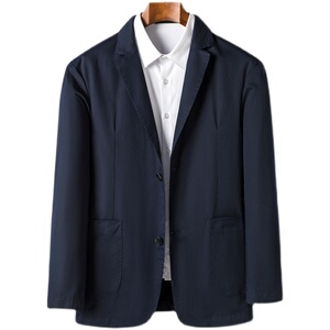 纯棉休闲西服男薄款秋季新款中青年男士小西装外套M2122-P175图片