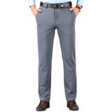 弹力休闲裤男薄款春夏季中青年男士宽松直筒爸爸长裤子KZX516-P40，男装休闲裤，电商B212（原钱塘6029）