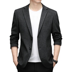 2021秋季西服男纯色百搭商务休闲免烫便西西装外套ZELD3318-P160图片