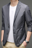 商务休闲气质西服男士春秋简约小西服便西外套AJY1913-P110，男装西服，电商B212（原钱塘6029）