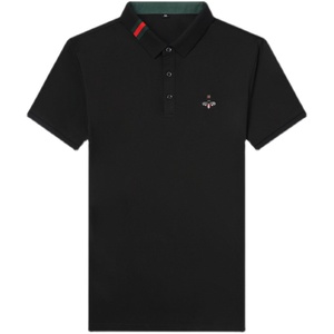 男装新款潮流POLO衫男士纯棉短袖T恤衫翻领男上衣QLM88159-P70图片