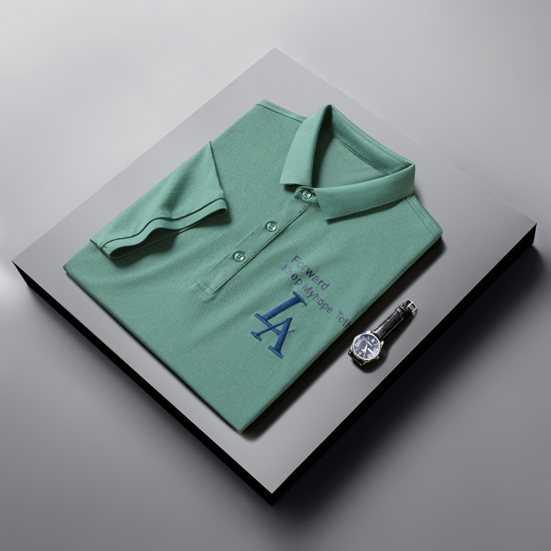 短袖T恤男纯色POLO体恤衫夏季新款男士休闲潮流半袖上衣D821-P60,男装T恤,电商B212（原钱塘6029）