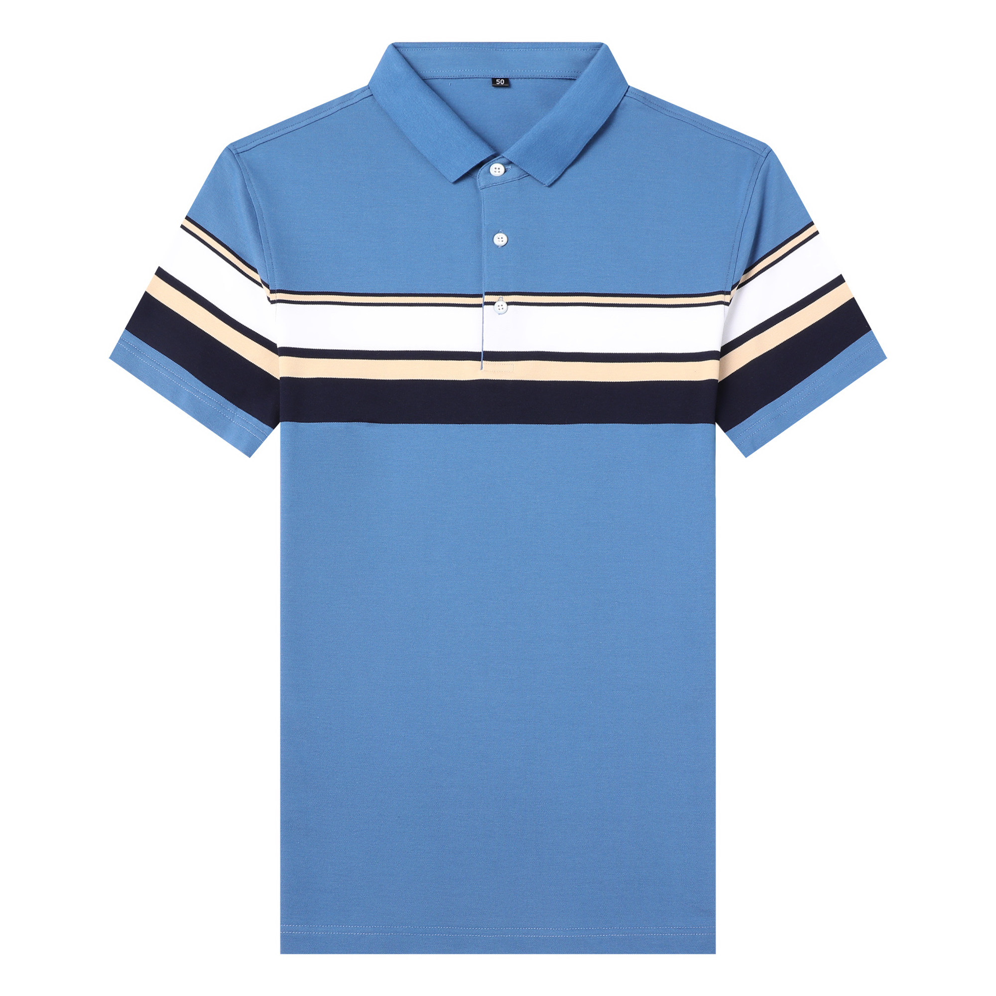中青年爸爸夏装短袖纹t恤纯棉商务休闲男士衣服夏季QLM88105-P75,男装T恤,电商B212（原钱塘6029）