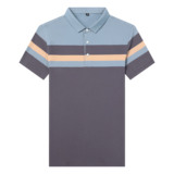 2021新款时尚潮流男装纯棉上衣服商务休闲polo衫体桖QLM88101-P75，男装T恤，电商B212（原钱塘6029）