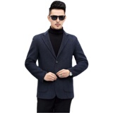 男式秋冬季羊毛外套修身西服双面呢毛呢休闲西装KCN2250-9-P340，男装西服，电商B212（原钱塘6029）
