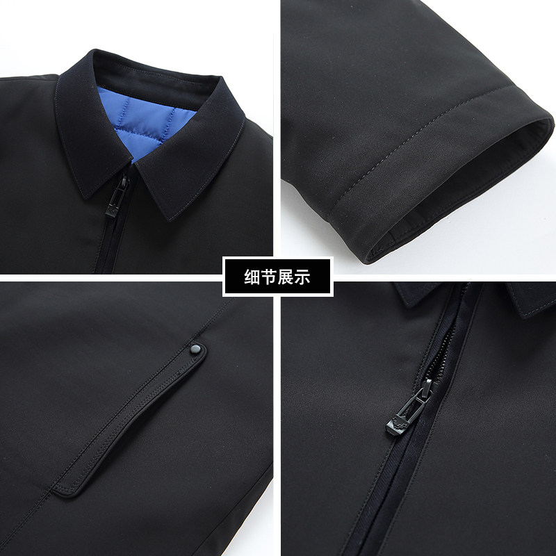 冬季中老年棉衣男加厚冬装中年男士翻领棉服爸爸外套ZK18-P165,男装棉衣,电商B212（原钱塘6029）
