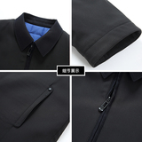 冬季中老年棉衣男加厚冬装中年男士翻领棉服爸爸外套ZK18-P165，男装棉衣，电商B212（原钱塘6029）