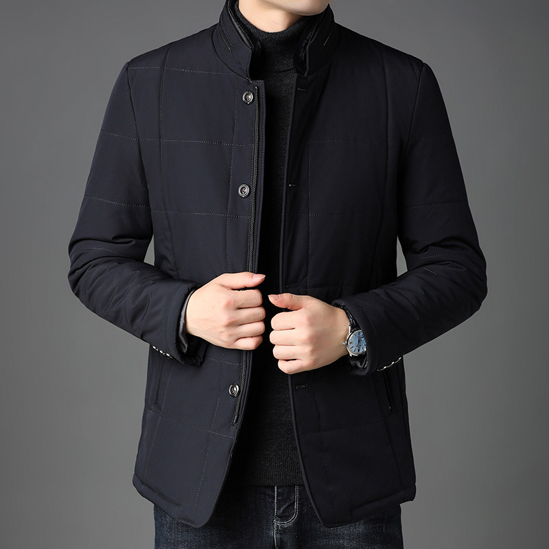 冬季加厚男棉衣中老年人男装立领棉服中年爸爸外套冬装C2081-P175,男装棉衣,电商B212（原钱塘6029）