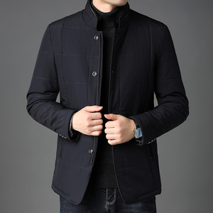 冬季加厚男棉衣中老年人男装立领棉服中年爸爸外套冬装C2081-P175