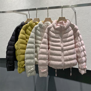 泡芙云感排骨羽绒服女2025新款 小个子90绒外套 宽松立领超好看短款