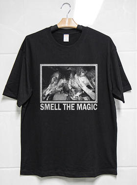Retro47 Smell The Magic L7 复古风vintage印花宽松重磅短袖T恤