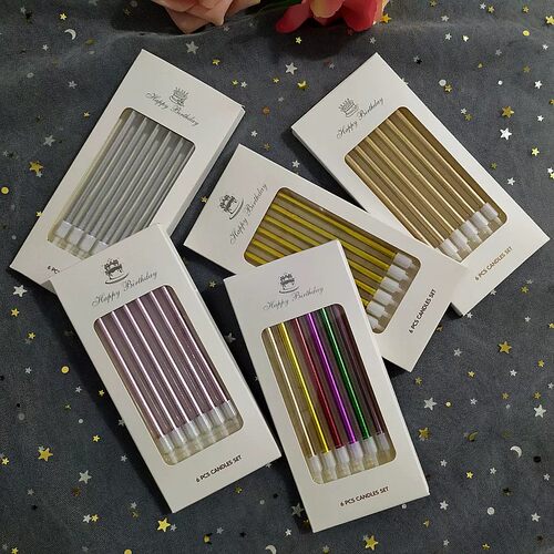金色生日蜡烛蛋糕烘焙插件装饰
