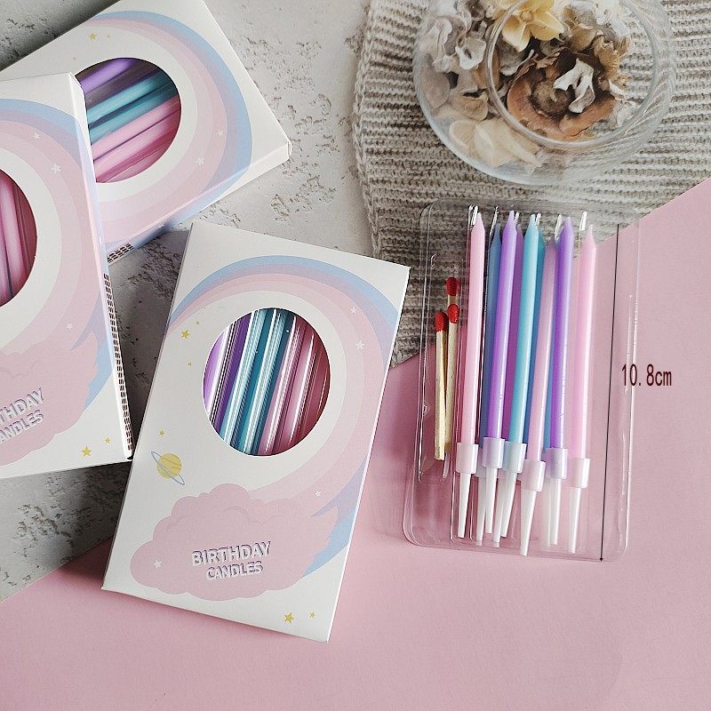 生日蜡烛马卡龙彩色螺纹蜡烛儿童派对装饰用品蛋糕蜡烛无烟盒装,节庆用品/礼品,蜡烛,淘宝优惠券,粉丝福利购,淘宝优惠卷