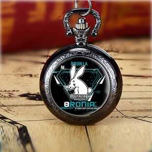 崩坏八重樱布洛尼亚迷城骇兔周边青少年怀表项链表创意个性礼物表