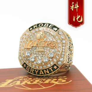 湖人科比退役总冠军戒指收藏篮球纪念品周边送男朋友生日礼品手办