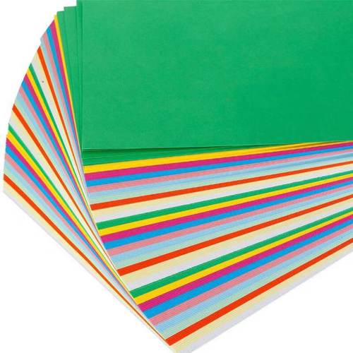 手工彩色厚硬卡纸黑白彩