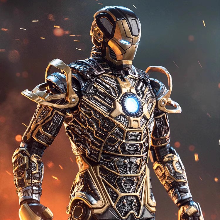 中动钢铁侠MK41骨骼 钢铁军团 漫威十周年系列正版授权可动玩偶