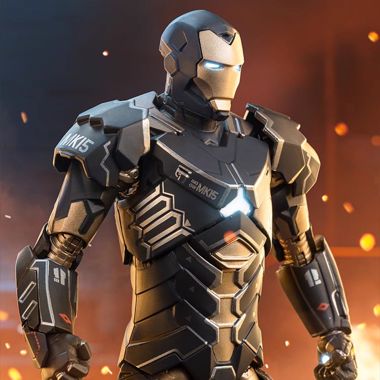 中动 钢铁侠MK15 漫威正版授权关节可动模型