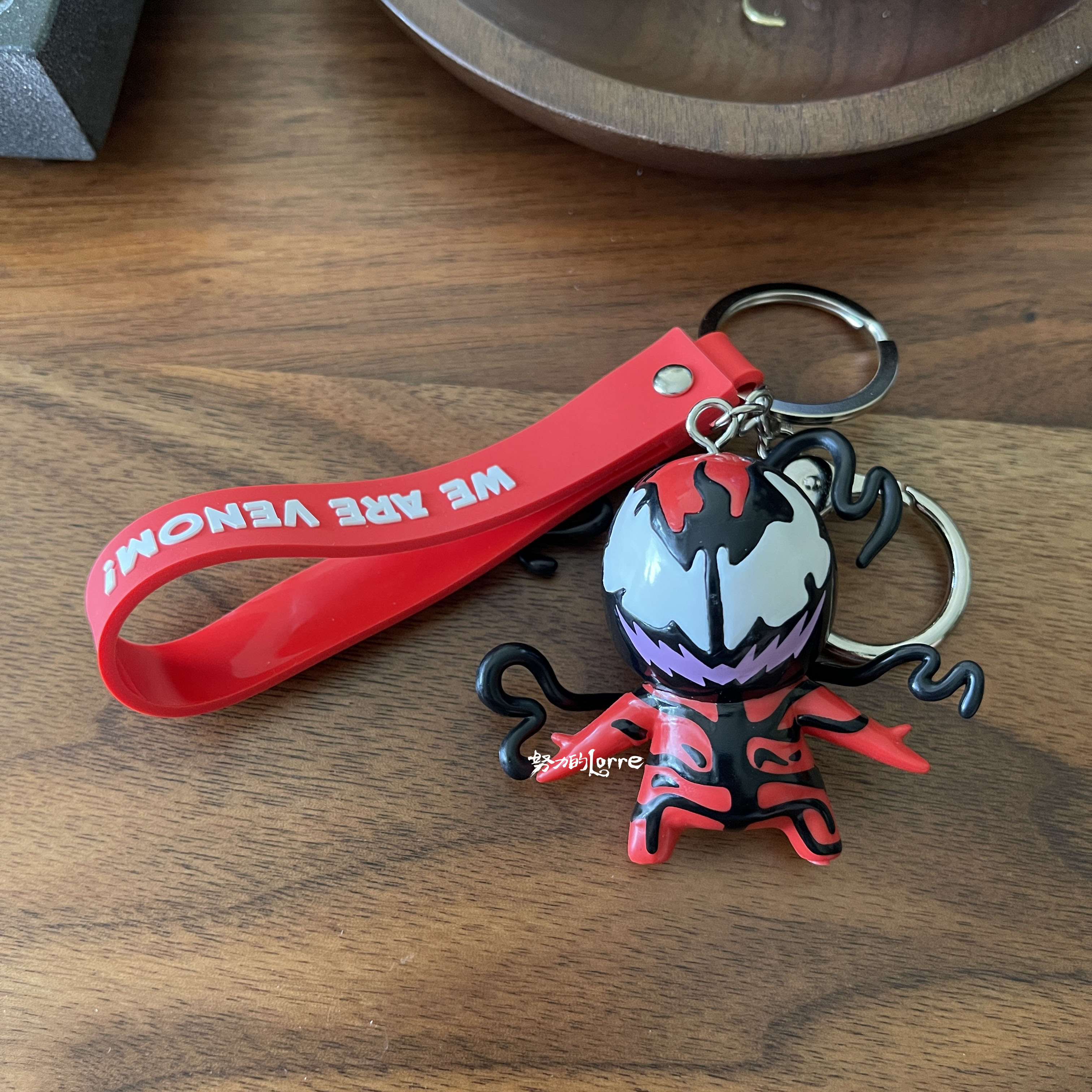 现货 努力的Lorre 漫威毒液钥匙扣 迪士尼正品授权