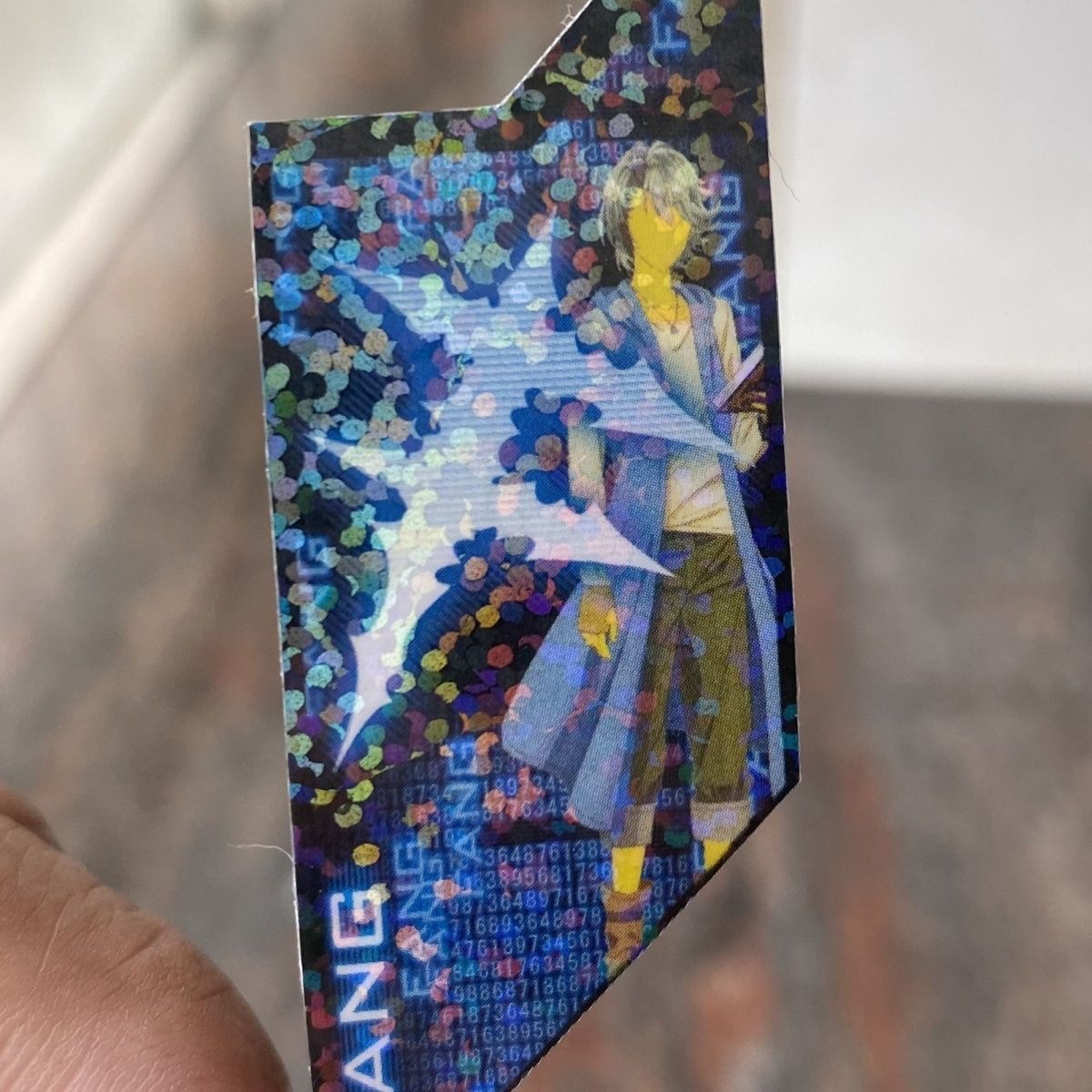 台词獠牙记忆体贴纸 带人物f贴纸,闪贴