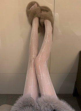 十字架渔网袜暗黑哥特式风原宿洛丽塔日系个性黑丝袜辣妹连裤袜女