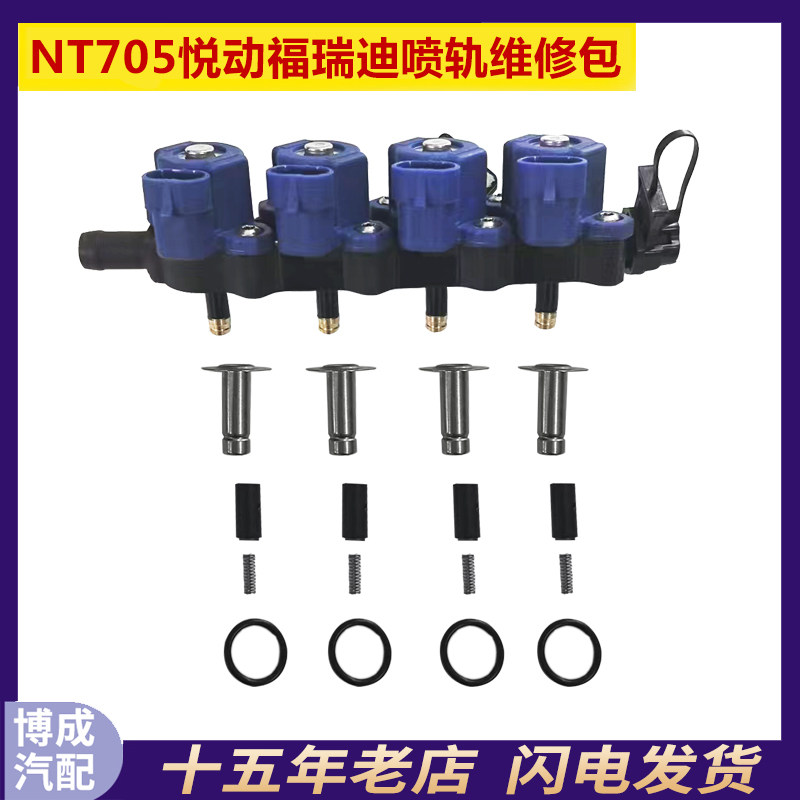 CNG汽车天然气喷轨维修包喷轨配件NT705悦动福瑞迪维修包套件装