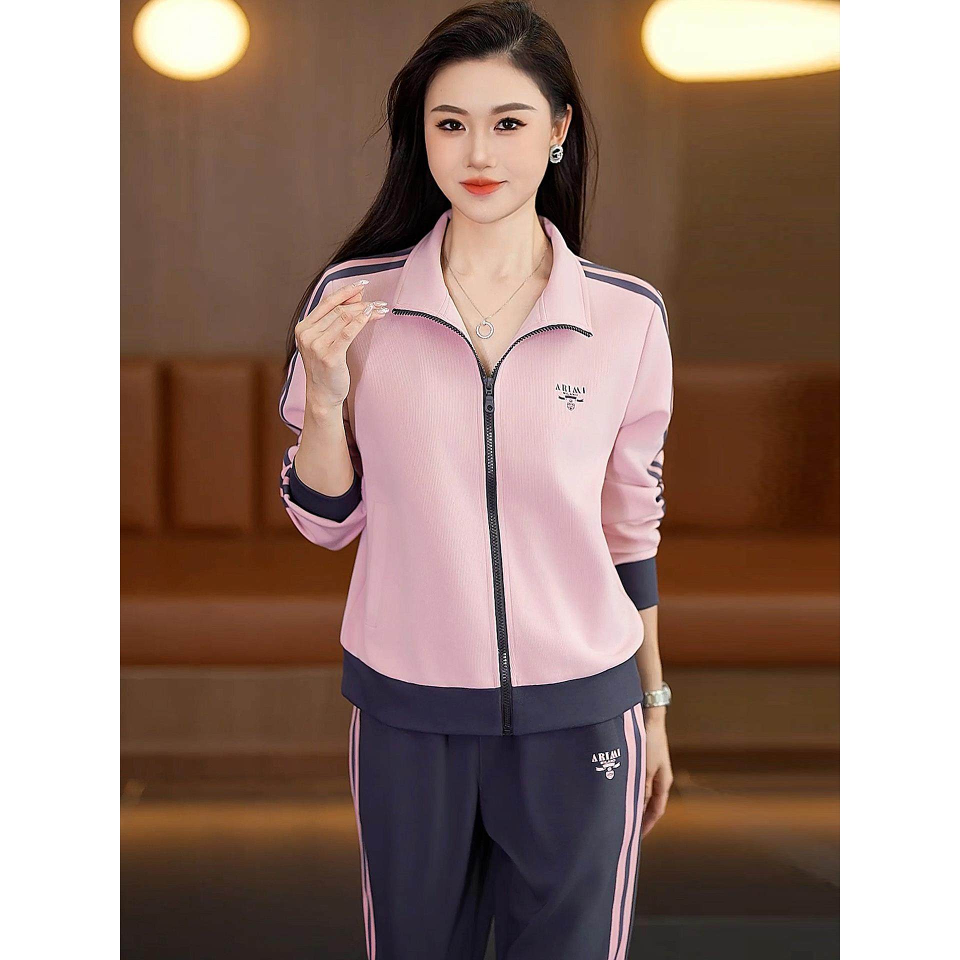 运动服套装女春秋2026新款百搭宽松显瘦卫衣减龄小个子洋气两件套