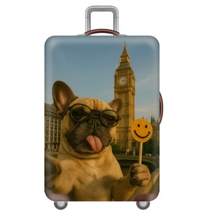 动物旅行181巴哥狗狗弹力箱套拉杆箱旅行旅游登机行皮箱保护罩子