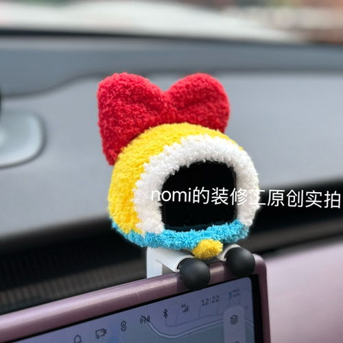 极氪eva机器人音响帽子哆啦美哆啦A梦纯手工制作